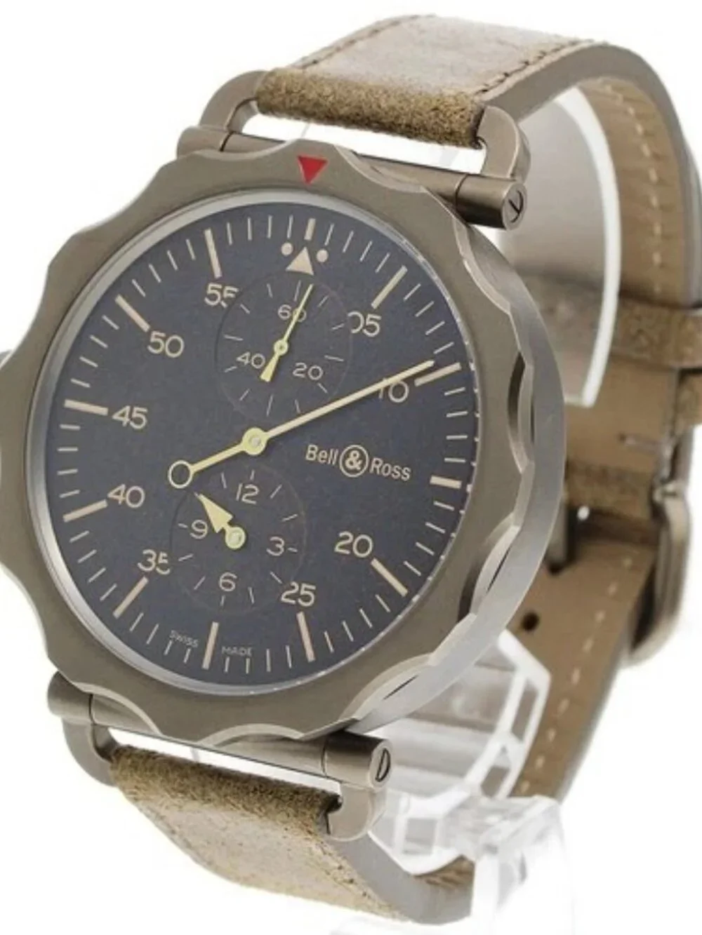 Bell＆Ross Vintage WW2 Bomber Regulator BRWW2-71-SP Automatic Men's Watch_9...